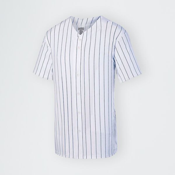 Youth Unisex Pinstripe Full-Button Jersey Thumbnail