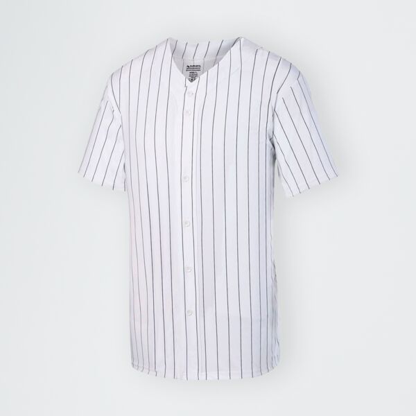 Adult Unisex Pinstripe Full-Button Jersey Thumbnail