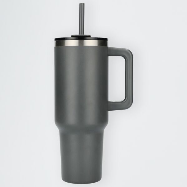 Recycled Tumbler with Straw Thumbnail