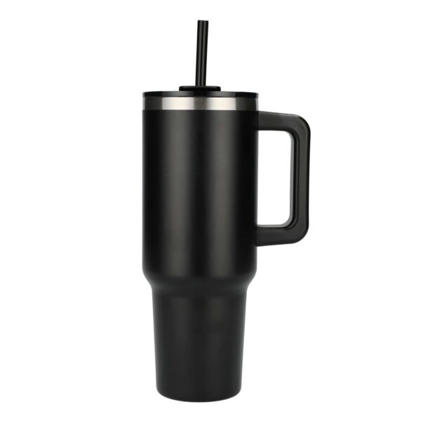 Recycled Tumbler with Straw Thumbnail