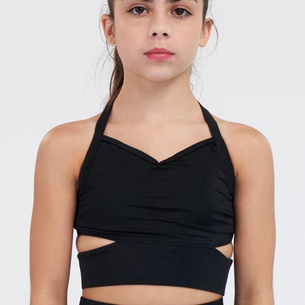 Girls Cutout Detail Crop Top Thumbnail