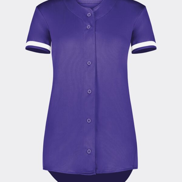 Girls Cutter+ Full Button Softball Jersey Thumbnail