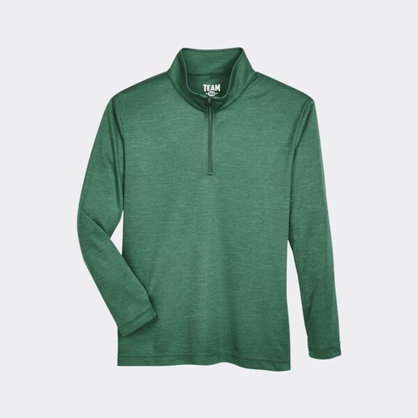 Youth Unisex Zone Sonic Heather Performance Quarter-Zip Pullover Thumbnail