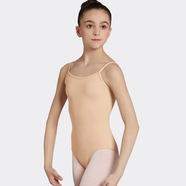 Girls Scoop Cami High-Back Leotard Thumbnail