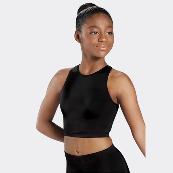 Ladies High Neck Crop Top Thumbnail