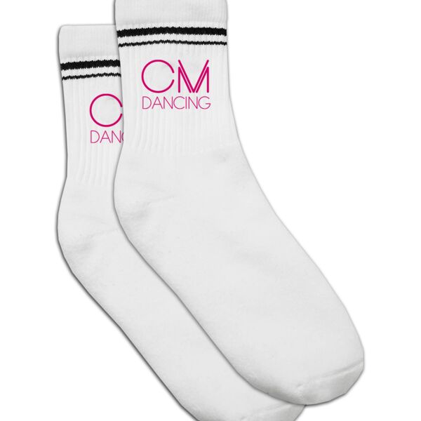 CM DANCING Pink  SLX Half-Crew Cotton Socks Thumbnail