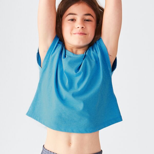 Studio Essentials Girls Jersey Boxy Crop T-Shirt Thumbnail