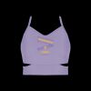 Ladies Cutout Detail Crop Top Thumbnail