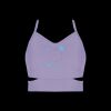 Ladies Cutout Detail Crop Top Thumbnail