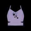 Ladies Cutout Detail Crop Top Thumbnail