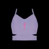 Ladies Cutout Detail Crop Top Thumbnail