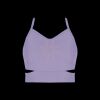Ladies Cutout Detail Crop Top Thumbnail