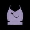 Ladies Cutout Detail Crop Top Thumbnail