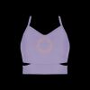 Ladies Cutout Detail Crop Top Thumbnail