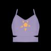Ladies Cutout Detail Crop Top Thumbnail