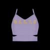 Ladies Cutout Detail Crop Top Thumbnail