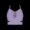 Ladies Cutout Detail Crop Top Thumbnail