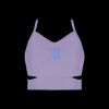 Ladies Cutout Detail Crop Top Thumbnail