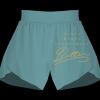 Ladies Flowy Overlay Shorts Thumbnail