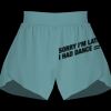 Ladies Flowy Overlay Shorts Thumbnail