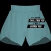 Ladies Flowy Overlay Shorts Thumbnail