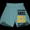Ladies Flowy Overlay Shorts Thumbnail
