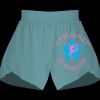 Ladies Flowy Overlay Shorts Thumbnail