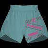 Ladies Flowy Overlay Shorts Thumbnail