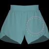 Ladies Flowy Overlay Shorts Thumbnail
