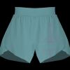 Ladies Flowy Overlay Shorts Thumbnail