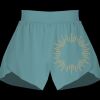 Ladies Flowy Overlay Shorts Thumbnail