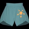 Ladies Flowy Overlay Shorts Thumbnail