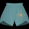 Ladies Flowy Overlay Shorts Thumbnail