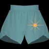 Ladies Flowy Overlay Shorts Thumbnail