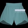 Ladies Flowy Overlay Shorts Thumbnail