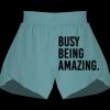 Ladies Flowy Overlay Shorts Thumbnail