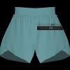 Ladies Flowy Overlay Shorts Thumbnail