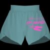 Ladies Flowy Overlay Shorts Thumbnail