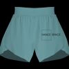 Ladies Flowy Overlay Shorts Thumbnail