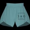 Ladies Flowy Overlay Shorts Thumbnail