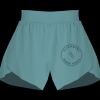 Ladies Flowy Overlay Shorts Thumbnail